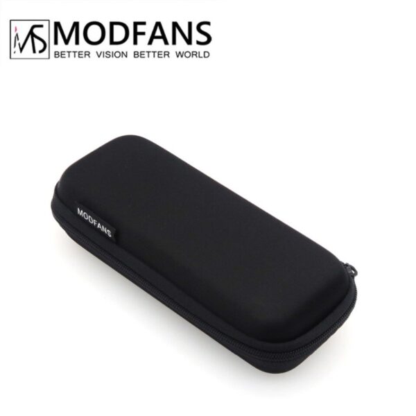 Black Glasses Case with Matching Cleansing Cloth - Image 2