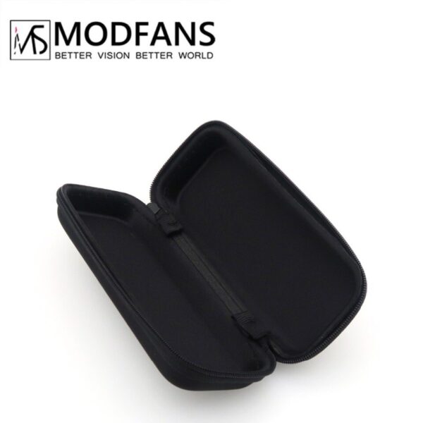 Black Glasses Case with Matching Cleansing Cloth - Image 3